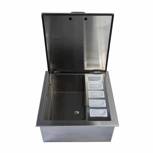 pcm | 260 series 25 drop in ice bin cooler with tray