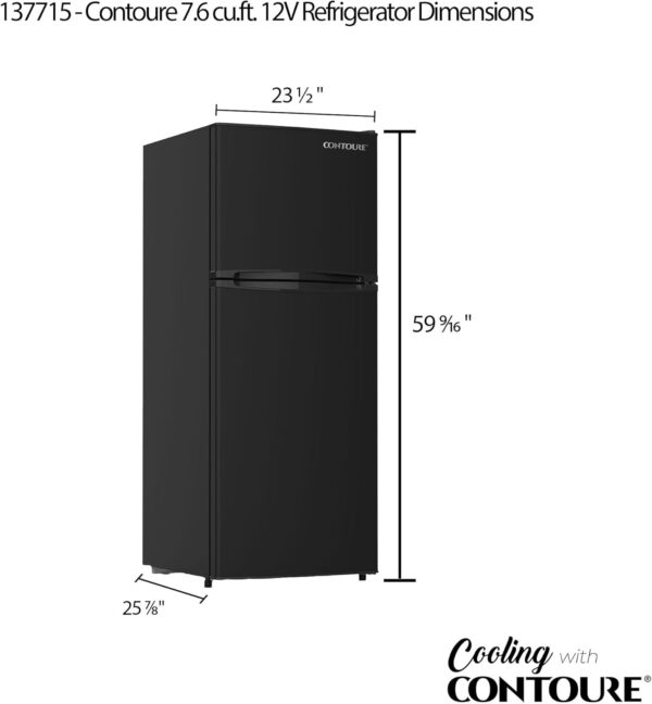rv refrigerator. 10.7 cu.ft. | mobile lifestyle approved | space saving design | customizable cooling | energy efficient for off grid living | r 1088bk 12v