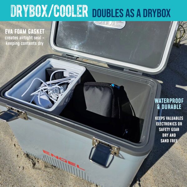 engel 19qt american flag drybox cooler