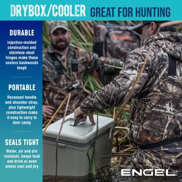engel 19qt american flag drybox cooler