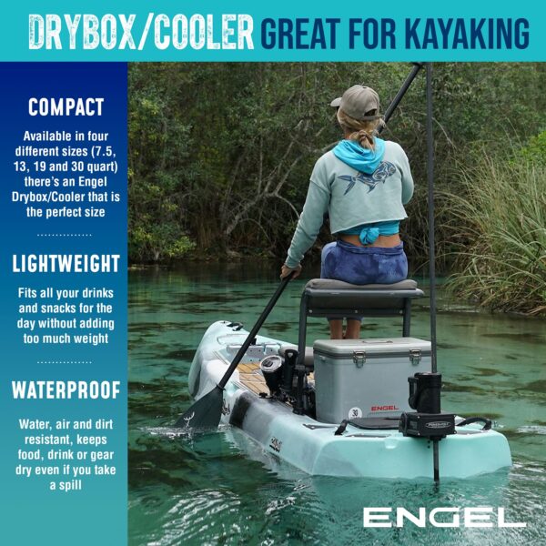 engel 19qt american flag drybox cooler