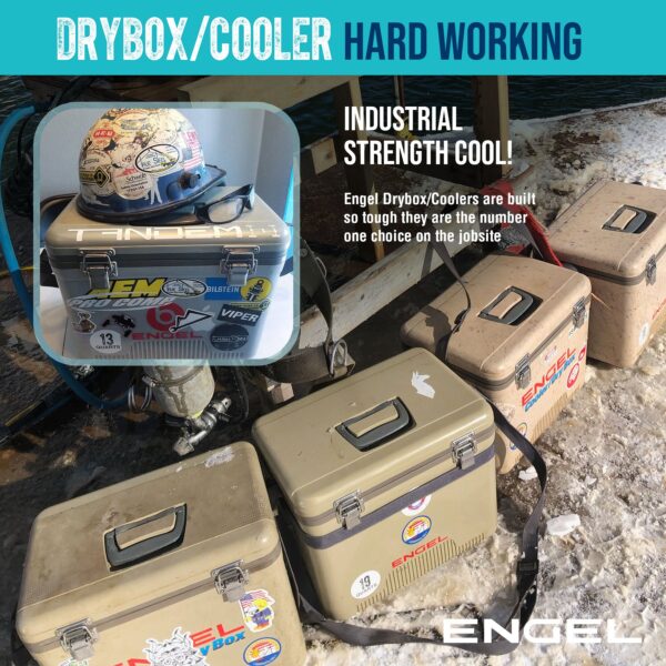 engel 19qt american flag drybox cooler